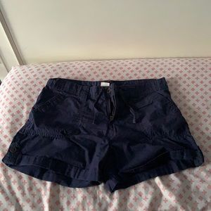 Navy blue Bermuda shorts